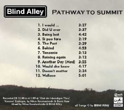 2. CD: 'Pathway to Summit' vom Februar '99